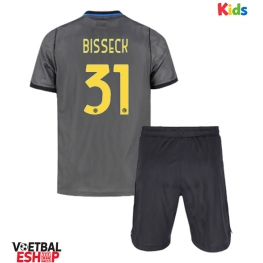 Inter Milan Yann Bisseck #31 Derde tenue Kids 2026-27 Korte Mouw (+ Korte broeken)