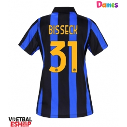 Inter Milan Yann Bisseck #31 Thuis tenue Dames 2026-27 Korte Mouw