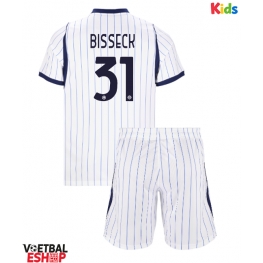 Inter Milan Yann Bisseck #31 Uit tenue Kids 2026-27 Korte Mouw (+ Korte broeken)