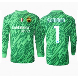 Inter Milan Yann Sommer #1 Keeper Thuis tenue 2024-25 Lange Mouw