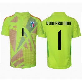Italië Gianluigi Donnarumma #1 Keeper Thuis tenue EK 2024 Korte Mouw