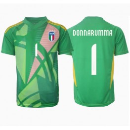 Italië Gianluigi Donnarumma #1 Keeper Uit tenue EK 2024 Korte Mouw