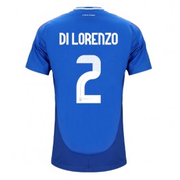 Italië Giovanni Di Lorenzo #2 Thuis tenue EK 2024 Korte Mouw