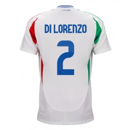 Italië Giovanni Di Lorenzo #2 Uit tenue EK 2024 Korte Mouw
