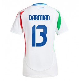 Italië Matteo Darmian #13 Uit tenue Dames EK 2024 Korte Mouw