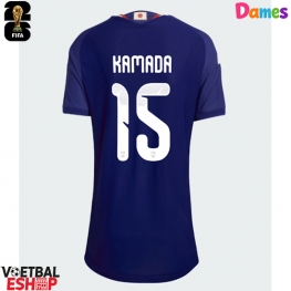 Japan Daichi Kamada #15 Thuis tenue Dames WK 2026 Korte Mouw