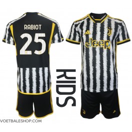 Juventus Adrien Rabiot #25 Thuis tenue Kids 2023-24 Korte Mouw (+ Korte broeken)