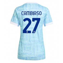 Juventus Andrea Cambiaso #27 Uit tenue Dames 2025-26 Korte Mouw