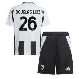 Juventus Douglas Luiz #26 Thuis tenue Kids 2024-25 Korte Mouw (+ Korte broeken)