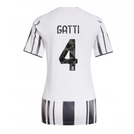 Juventus Federico Gatti #4 Thuis tenue Dames 2025-26 Korte Mouw Juventus Federico Gatti #4 Thuis tenue Dames 2025-26 Korte Mouw