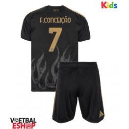 Juventus Francisco Conceicao #7 Derde tenue Kids 2026-27 Korte Mouw (+ Korte broeken)