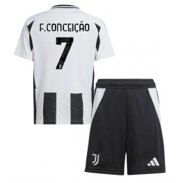 Juventus Francisco Conceicao #7 Thuis tenue Kids 2024-25 Korte Mouw (+ Korte broeken)