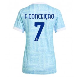 Juventus Francisco Conceicao #7 Uit tenue Dames 2025-26 Korte Mouw