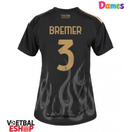Juventus Gleison Bremer #3 Derde tenue Dames 2026-27 Korte Mouw