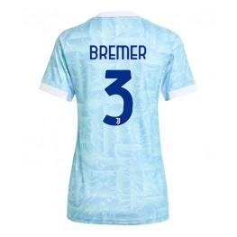 Juventus Gleison Bremer #3 Uit tenue Dames 2025-26 Korte Mouw