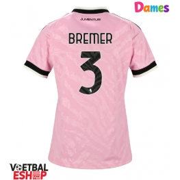 Juventus Gleison Bremer #3 Uit tenue Dames 2026-27 Korte Mouw