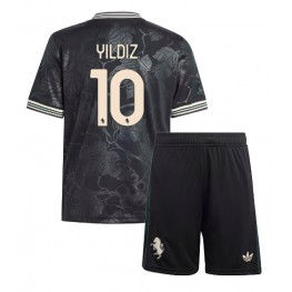 Juventus Kenan Yildiz #10 Derde tenue Kids 2025-26 Korte Mouw (+ Korte broeken)