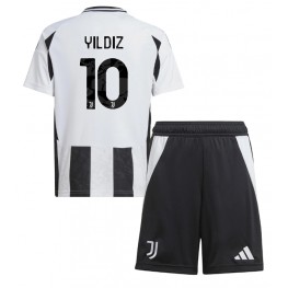 Juventus Kenan Yildiz #10 Thuis tenue Kids 2024-25 Korte Mouw (+ Korte broeken)