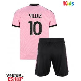 Juventus Kenan Yildiz #10 Uit tenue Kids 2026-27 Korte Mouw (+ Korte broeken)