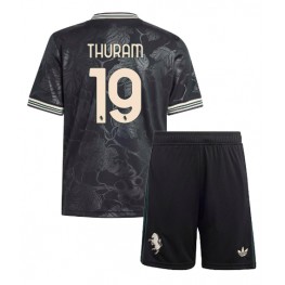 Juventus Khephren Thuram #19 Derde tenue Kids 2025-26 Korte Mouw (+ Korte broeken)