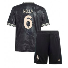 Juventus Lloyd Kelly #6 Derde tenue Kids 2025-26 Korte Mouw (+ Korte broeken)