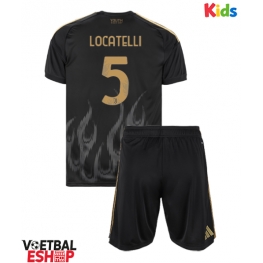 Juventus Manuel Locatelli #5 Derde tenue Kids 2026-27 Korte Mouw (+ Korte broeken)