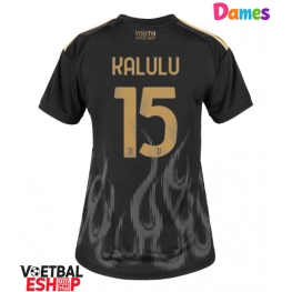 Juventus Pierre Kalulu #15 Derde tenue Dames 2026-27 Korte Mouw