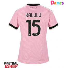 Juventus Pierre Kalulu #15 Uit tenue Dames 2026-27 Korte Mouw