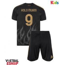 Juventus Randal Kolo Muani #9 Derde tenue Kids 2026-27 Korte Mouw (+ Korte broeken)