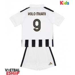 Juventus Randal Kolo Muani #9 Thuis tenue Kids 2026-27 Korte Mouw (+ Korte broeken)