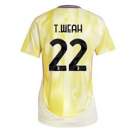 Juventus Timothy Weah #22 Uit tenue Dames 2024-25 Korte Mouw