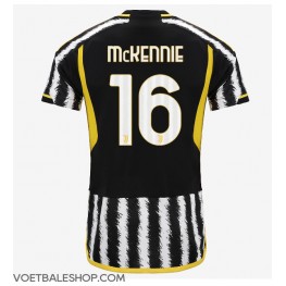 Juventus Weston McKennie #16 Thuis tenue 2023-24 Korte Mouw