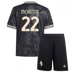 Juventus Weston McKennie #22 Derde tenue Kids 2025-26 Korte Mouw (+ Korte broeken)