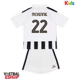 Juventus Weston McKennie #22 Thuis tenue Kids 2026-27 Korte Mouw (+ Korte broeken)