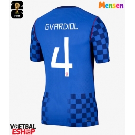 Kroatië Josko Gvardiol #4 Uit tenue WK 2026 Korte Mouw