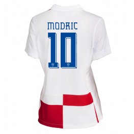 Kroatië Luka Modric #10 Thuis tenue Dames EK 2024 Korte Mouw
