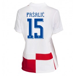 Kroatië Mario Pasalic #15 Thuis tenue Dames EK 2024 Korte Mouw