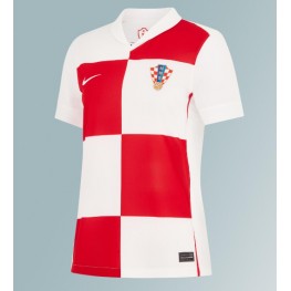 Kroatië Thuis tenue Dames EK 2024 Korte Mouw
