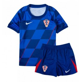 Kroatië Uit tenue Kids EK 2024 Korte Mouw (+ Korte broeken)