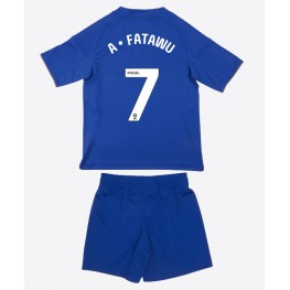 Leicester City Issahaku Fatawu #7 Thuis tenue Kids 2025-26 Korte Mouw (+ Korte broeken)