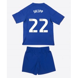 Leicester City Oliver Skipp #22 Thuis tenue Kids 2025-26 Korte Mouw (+ Korte broeken)