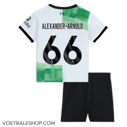 Liverpool Alexander-Arnold #66 Uit tenue Kids 2023-24 Korte Mouw (+ Korte broeken)