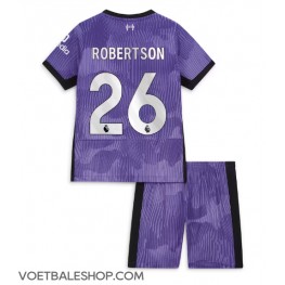 Liverpool Andrew Robertson #26 Derde tenue Kids 2023-24 Korte Mouw (+ Korte broeken)