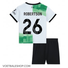 Liverpool Andrew Robertson #26 Uit tenue Kids 2023-24 Korte Mouw (+ Korte broeken)