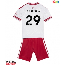 Liverpool Bradley Barcola #29 Uit tenue Kids 2026-27 Korte Mouw (+ Korte broeken)