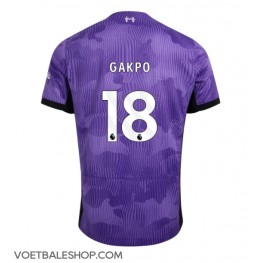 Liverpool Cody Gakpo #18 Derde tenue 2023-24 Korte Mouw