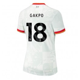 Liverpool Cody Gakpo #18 Derde tenue Dames 2024-25 Korte Mouw