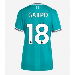 Liverpool Cody Gakpo #18 Derde tenue Dames 2025-26 Korte Mouw