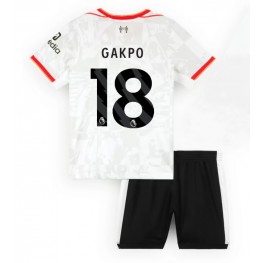 Liverpool Cody Gakpo #18 Derde tenue Kids 2024-25 Korte Mouw (+ Korte broeken)