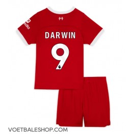 Liverpool Darwin Nunez #9 Thuis tenue Kids 2023-24 Korte Mouw (+ Korte broeken)